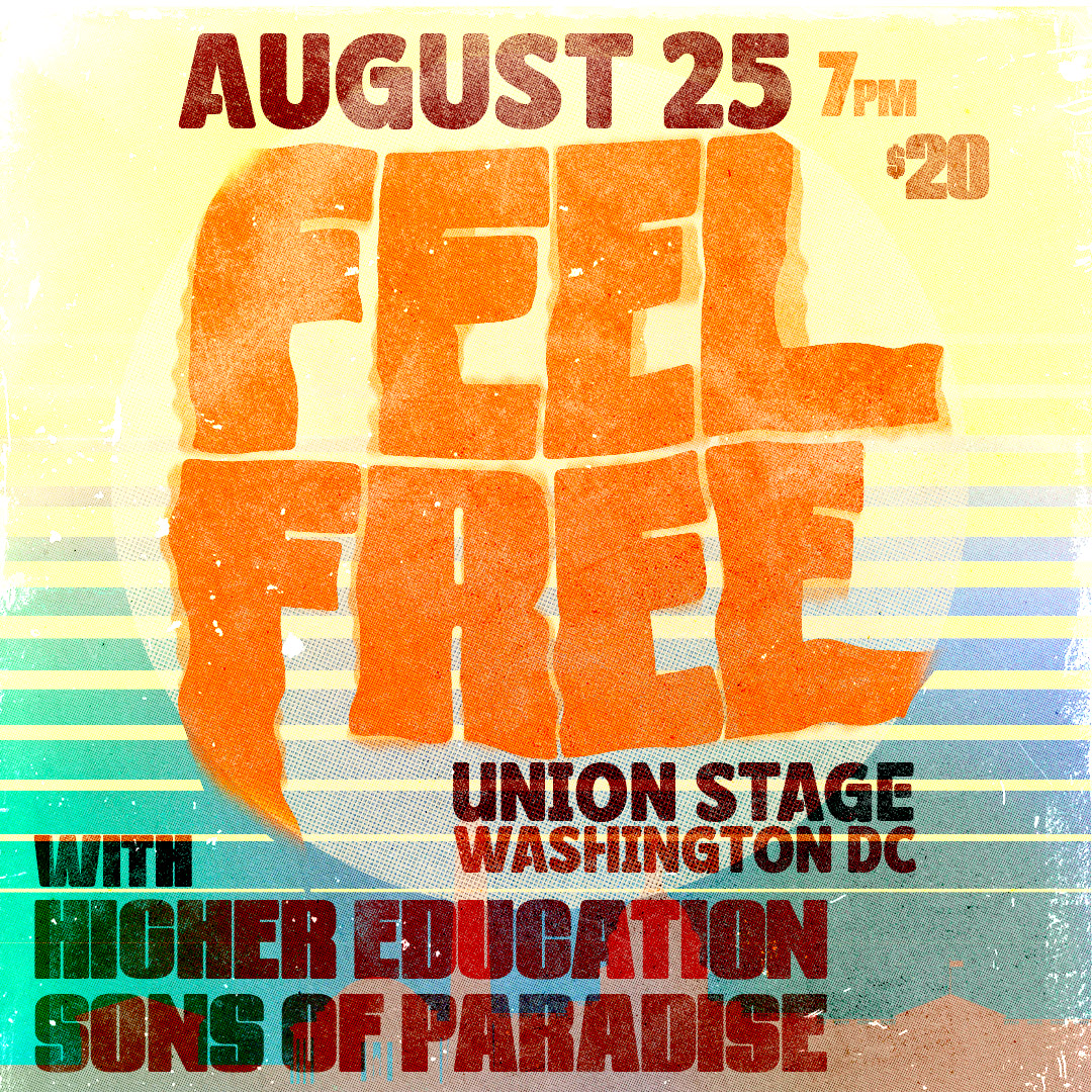 DCreggae's tweet image. 🚨 WIN TICKETS 🚨

Friday, Aug 25 @feelfreemusic with @highereduband, @sonsofparadise at @unionstage DC!

Enter Contests:
➡️ IG: bit.ly/47jD1qm
➡️ FB: bit.ly/3KpYzYT

Tix: bit.ly/43DeIRN

@thewharfdc #feelfree #unionstage #washingtondc #dc #thewharfdc