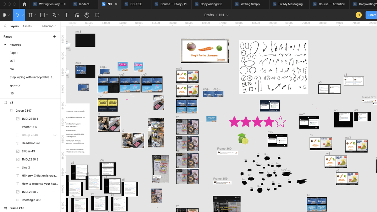 harrydry's tweet photo. making of a marketing examples newsletter https://t.co/HAQolckHv4