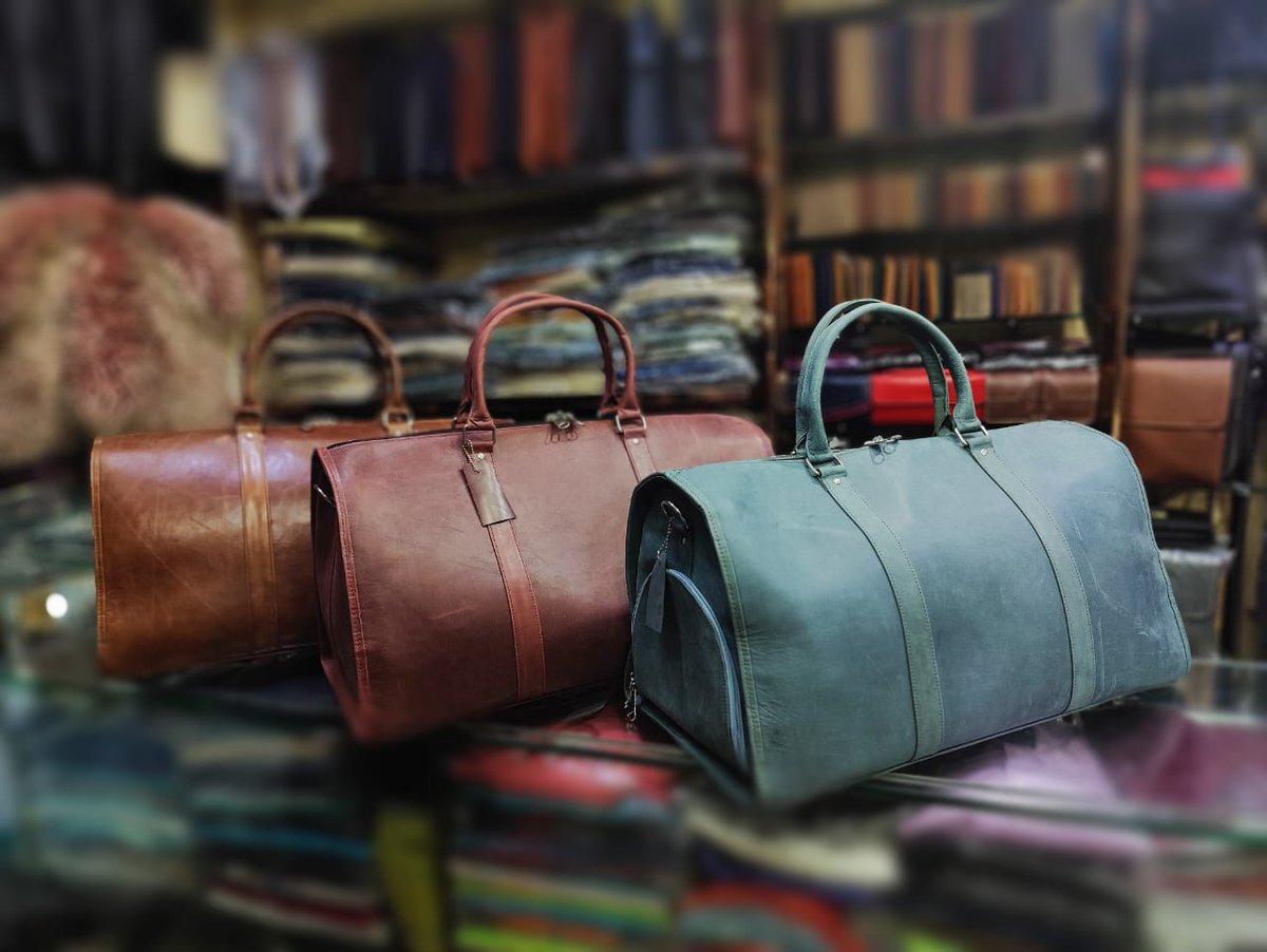 Leather Duffel Bag!#IdreesLeather #LeatherDuffelBag #LeatherTravelBag #TravelEssentials #WeekendGetaway #TravelInStyle #DurableLeather #FashionableTravel #LeatherGoods #TravelWithClass #TravelTrends #LeatherCraftsmanship #TravelAccessories #LeatherLovers #TravelWithStyle #Dollar