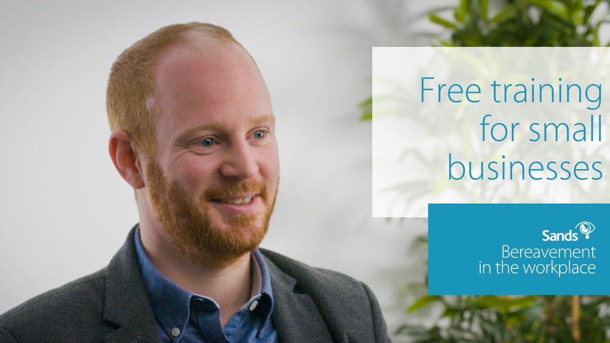 📣 Our next free Bereavement in the Workplace training for Small Businesses and Charities (50 staff or fewer) takes place on 22 August between 11am-12:30pm.

Register your place today ⬇️

eventbrite.co.uk/e/bereavement-…

#BITW #SandsTraining #BabyLoss #PregnancyLoss