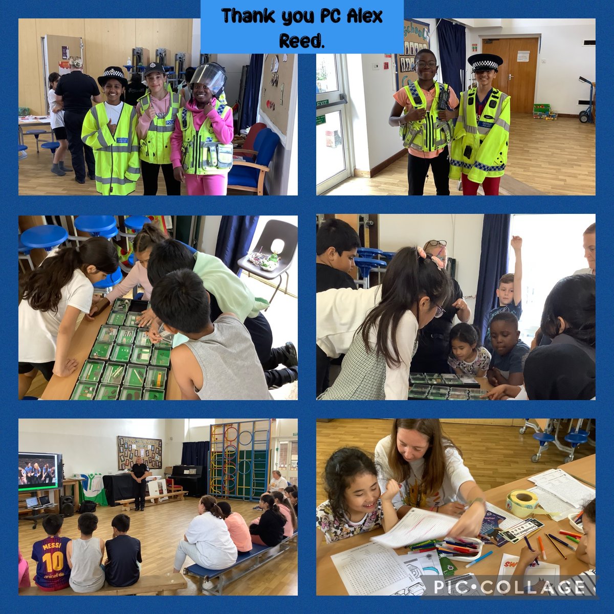 tredegarvillecw's tweet photo. Another great visit from PC Alex @Schoolcopalex @SchoolBeat @SWPCardiff. Thank you for teaching us about the dangers of drugs and how to treat our friends with kindness and love ❤️. We certainly are ethically informed citizens. @FoodandFunCdiff @foodandfunwales https://t.co/cyl7oZj4zD