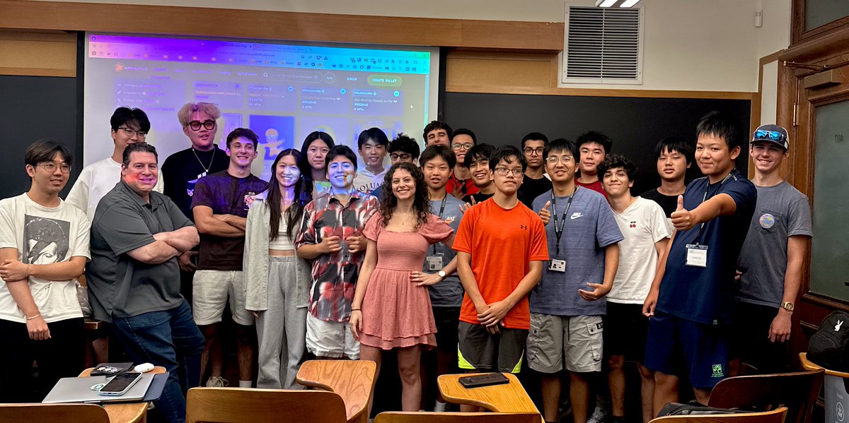 Educating students one class at a time. Thank you Columbia University! 📚