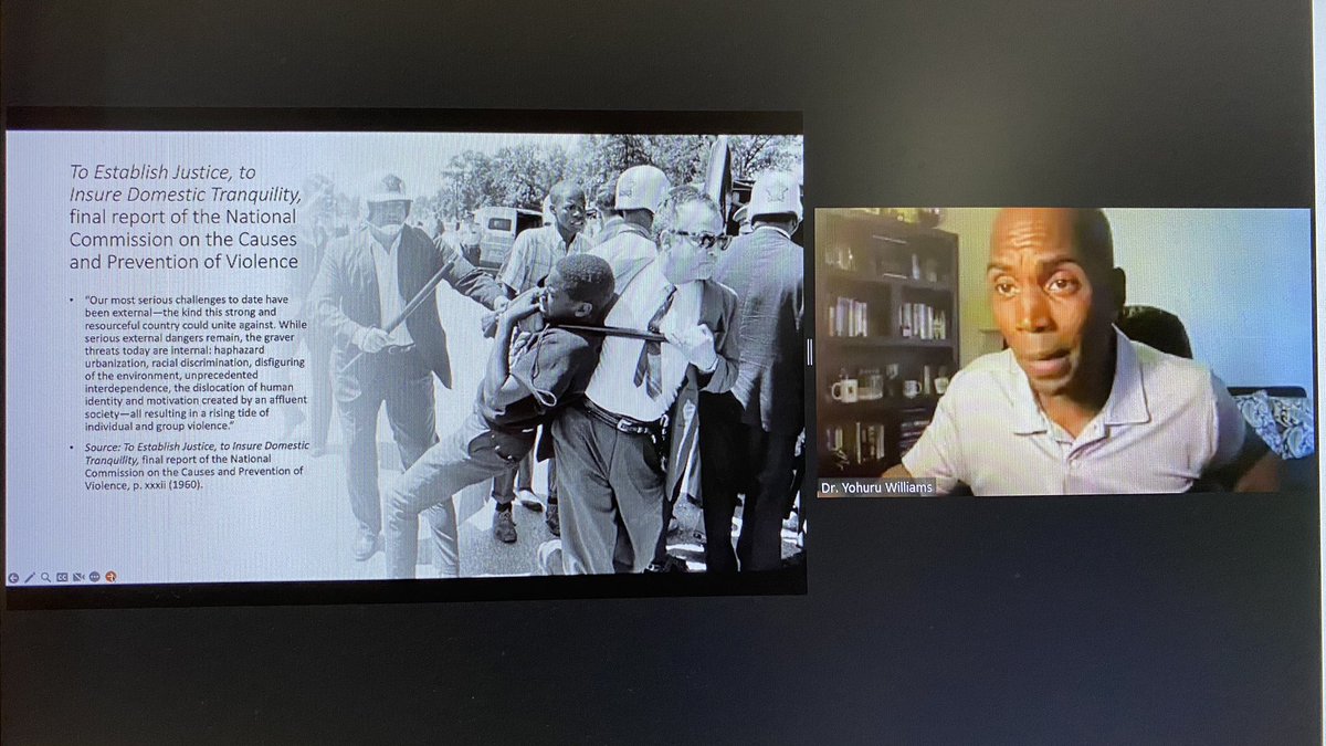 HistoryFrog's tweet photo. @OERProject Brilliant presentation w @YohuruWilliams
America’s desire for history as a tragedy with a happy ending leads us to negate the complexity and nuance. Freedom is a constant struggle. America evolves by navigating race, Liberty, equality, gender…
@OERProject #OCforSS https://t.co/fFihcufDXb