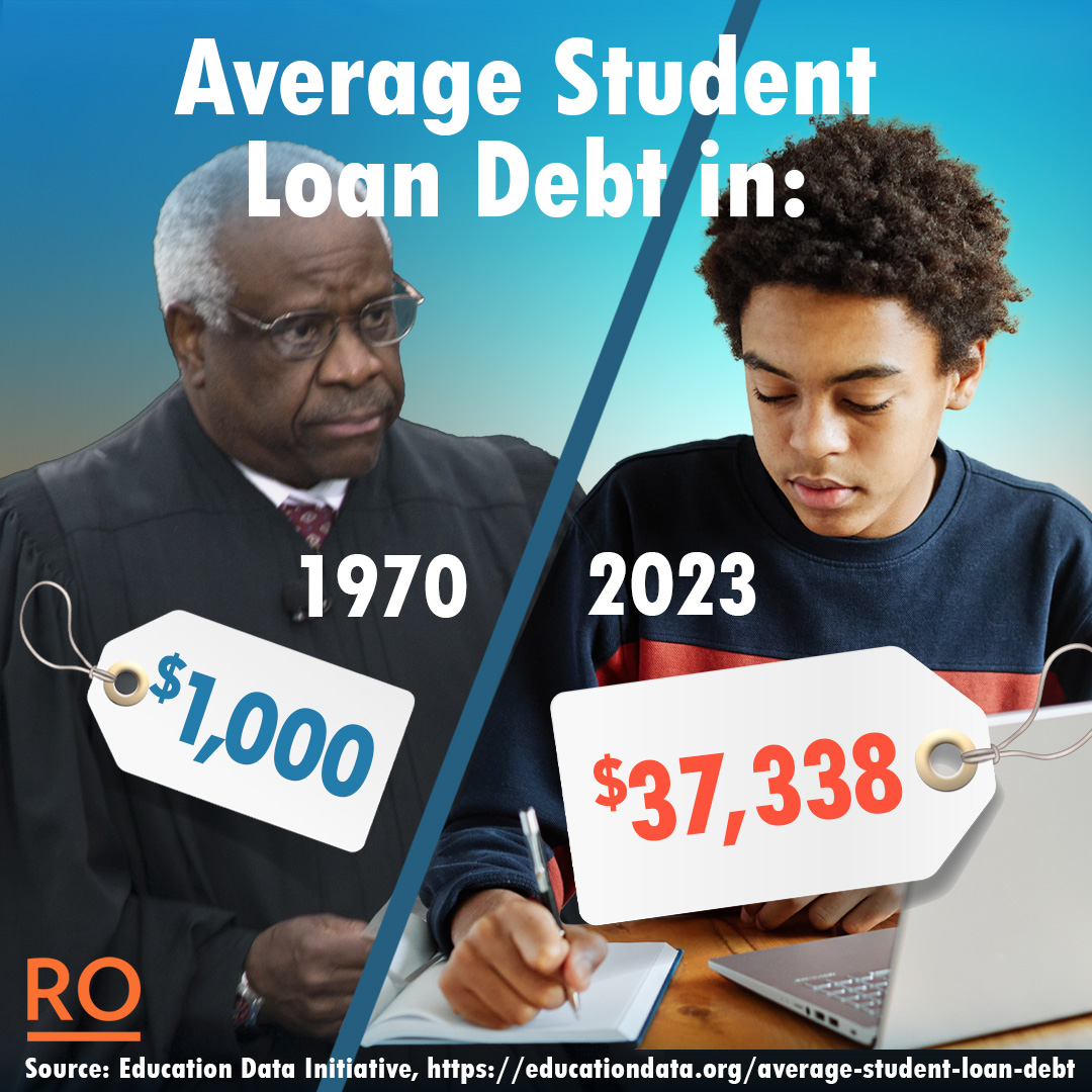 RoKhanna's tweet photo. The student debt crisis illustrates just how out of touch the Supreme Court is with life in America today. We need to set term limits for #SCOTUS -- 18 years and you're out! https://t.co/fM4Zp8pt07