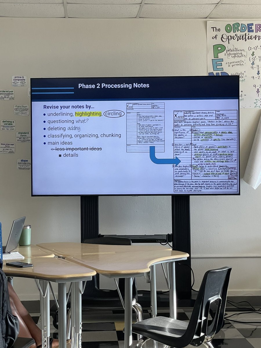 roxy_glass's tweet photo. Are your students processing their notes 📝? Use the 10-2-2 strategy. #collaboration #focusednotetaking @TownsellElem https://t.co/5bSDs9V4Sf