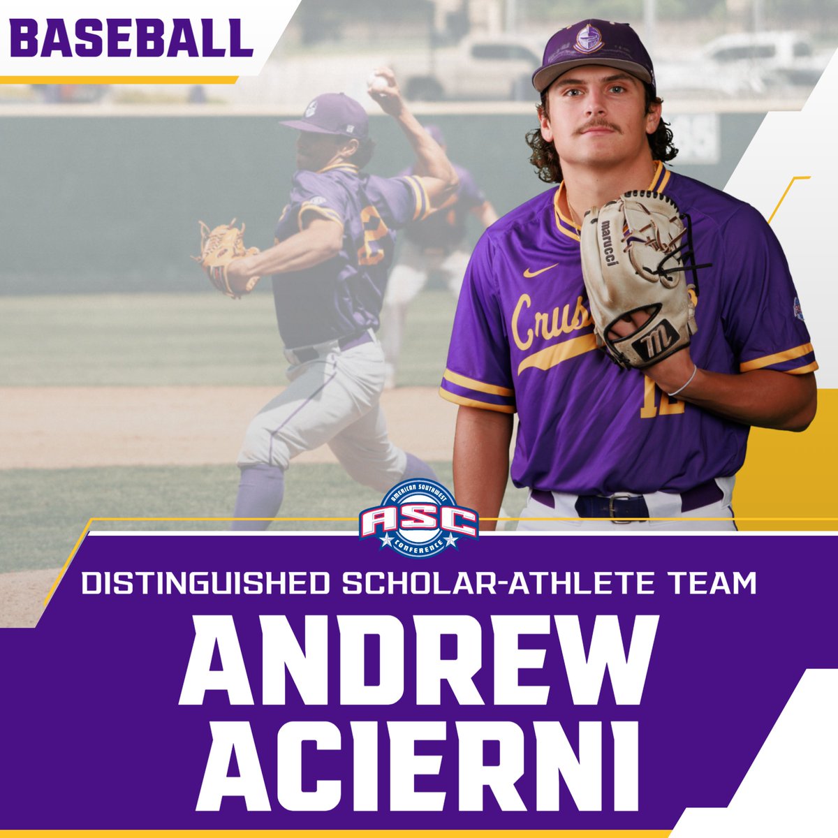 crubaseball's tweet photo. ASC Distinguished Scholar-Athlete Team 👀

#gocru https://t.co/wCy5mgrcRH