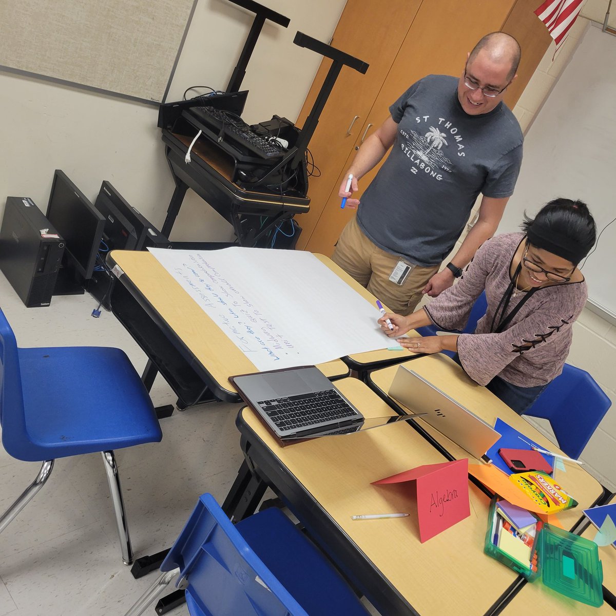 LuzRuiz21's tweet image. Secondary math educators getting ready to present their lesson internalization.
#oneFortWorth #joy4Math
@CharlieGarciaFW @lopez
@FWISDPLI @JonesLowanna @StephaniePoeFW