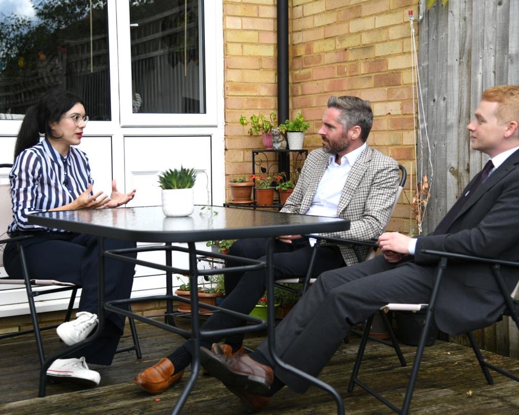 tomcopley's tweet photo. 30% of London’s population live in privately rented homes. 
 
In Sutton today, I had the opportunity to meet London renters and hear directly about how skyrocketing rents are putting them under serious strain. https://t.co/5J5iNxy2u1