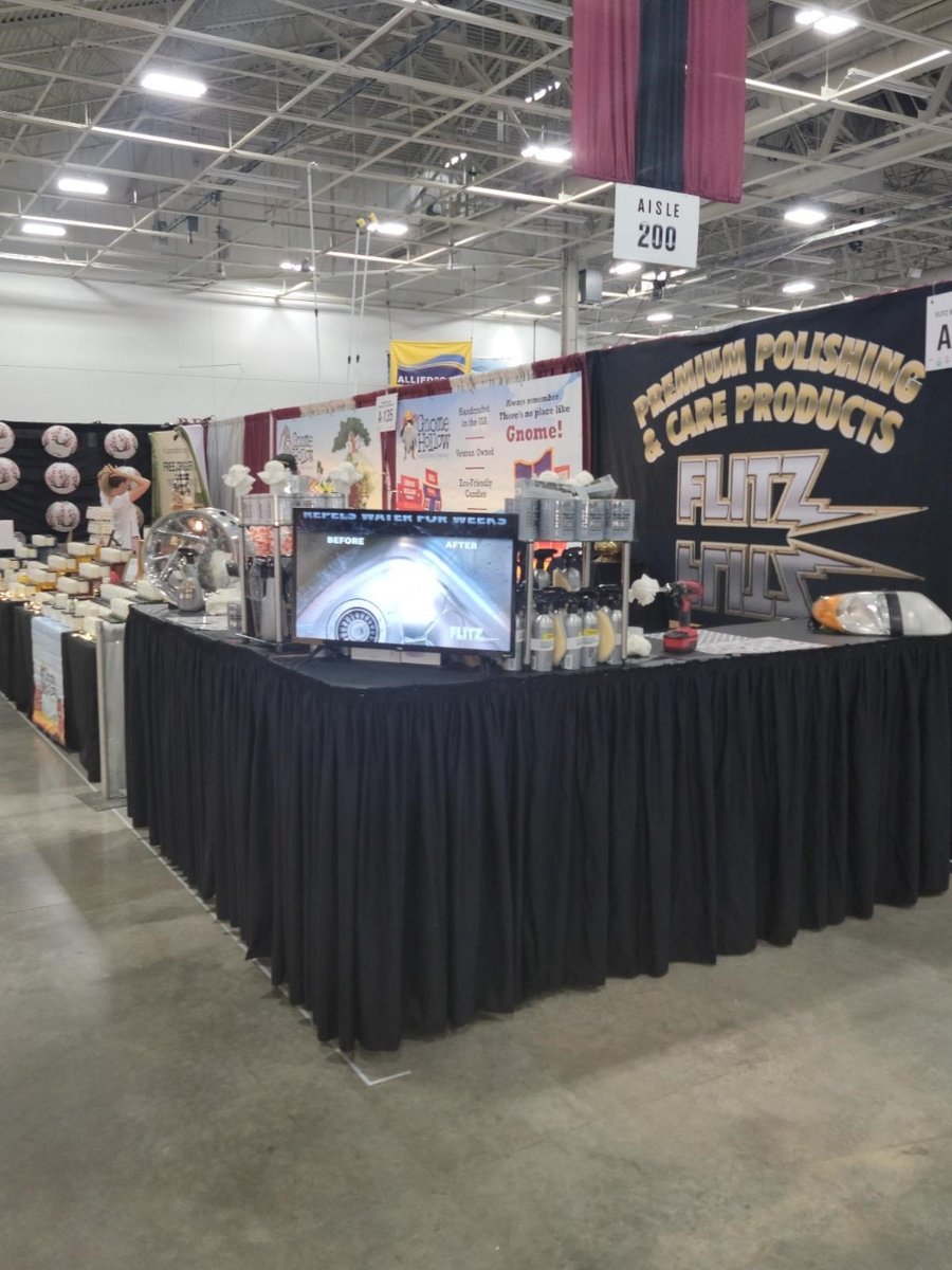 flitzpolish's tweet image. If you are at any of these great events stop by and say hi to #FLITZ 
@wistatefair Booth Expo Building booth A133 #WiStateFair
Street Rod Nationals #Louisville KY Kentucky Expo Center booth 733
@MNFarmfest booth 2160 #Farmfest23