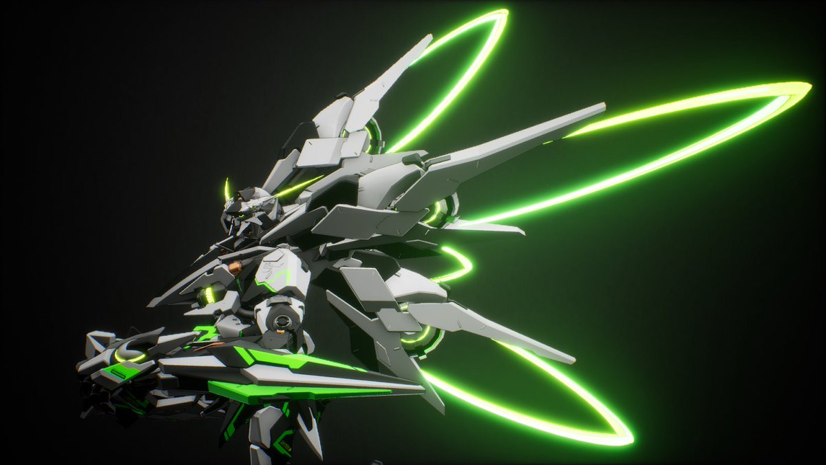 akim_ad's tweet image. #MASSBuilder 羽とかはやしてみる