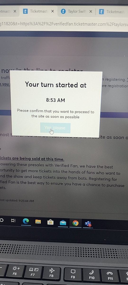 gatorbmw's tweet photo. @TicketmasterCS and then it never sends me to the website just keeps telling me this. https://t.co/QDbISHPul3