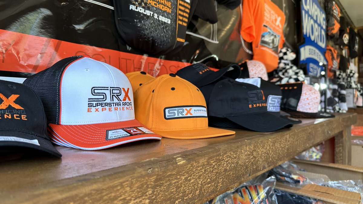 SRXracing's tweet photo. need some 𝗠𝗘𝗥𝗖𝗛?

We got you.

#CampingWorldSRX | @BerlinRaceway https://t.co/V3MmRCP0Es