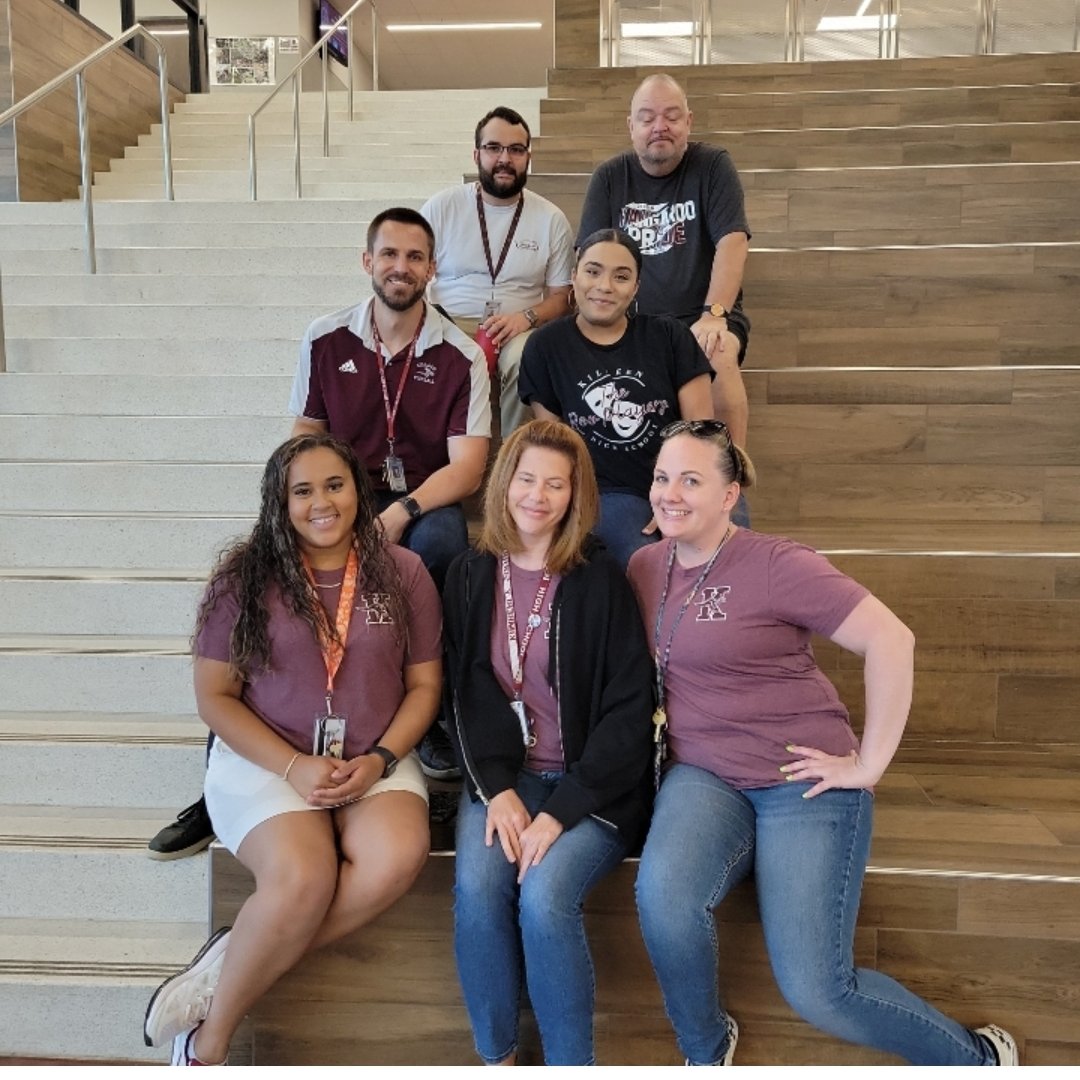KHSRoos's tweet photo. 📚🌟 Another productive PD day at Killeen High School! 🌟📚 Our dedicated team coming together to collaborate and prepare for an incredible year of learning ahead. 💪🎓 Let's make this year unforgettable! #KHSisALLIN #PDday #Collaboration #Preparation #YearOfLearning 🏫🚀 https://t.co/851myzTWk9