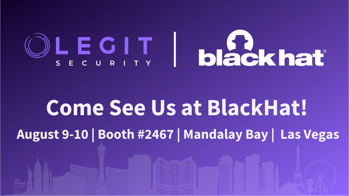 Come see us at #Blackhat2023! We're excited to share a demo of our platform and how we provide the best in #codetocloud application security posture management to leading enterprise organizations! hubs.li/Q01ZQ6S-0 #AppSec #ASPM #DevSecOps