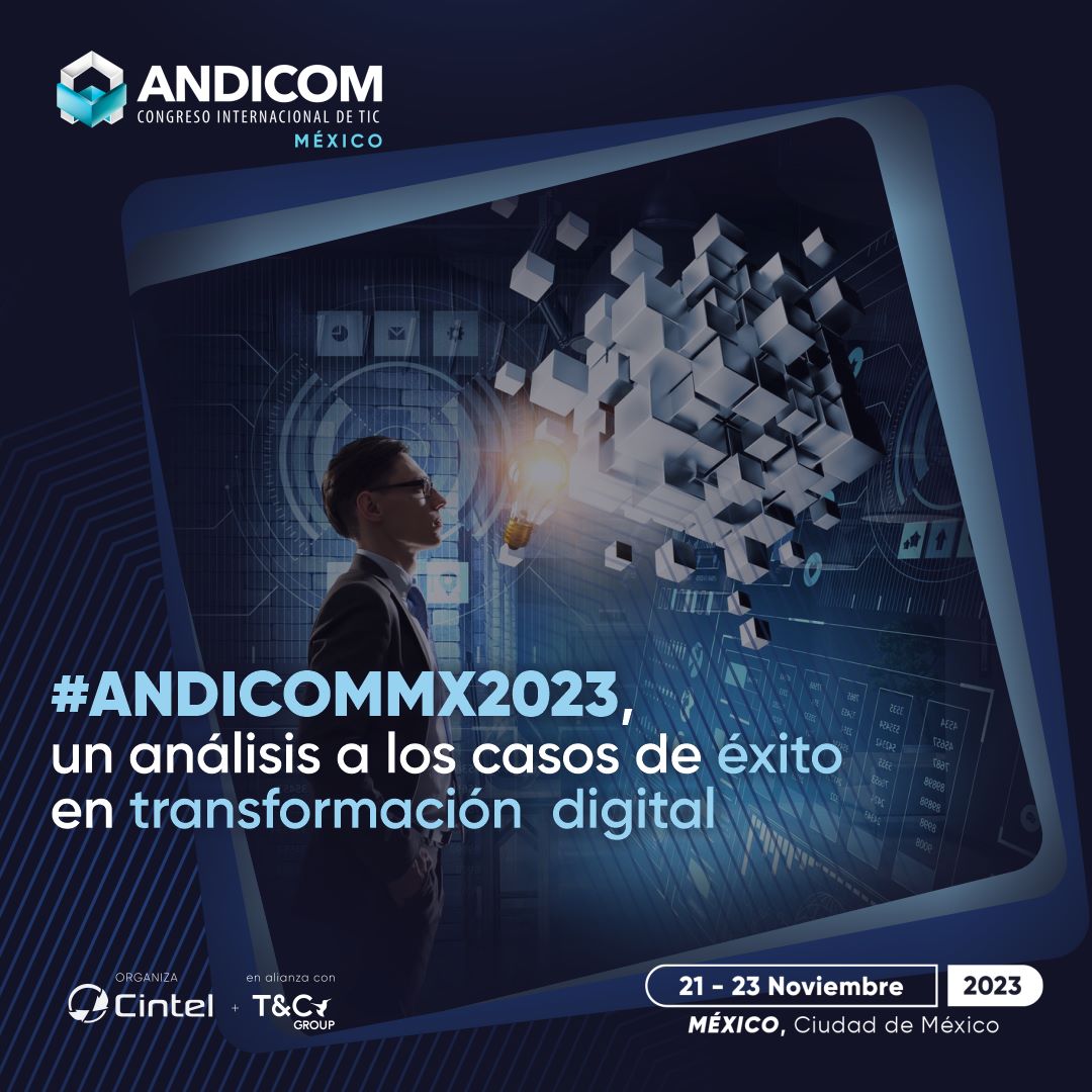 En #ANDICOMMX2023, te invitamos a explorar las estrategias de aceleración #digital que están revolucionando el mundo empresarial.
Regístrate en andicom.mx para conocer las estrategias que tú empresa necesita.
Del 21 al 23 de Noviembre en #ExpoSantaFe #CDMX