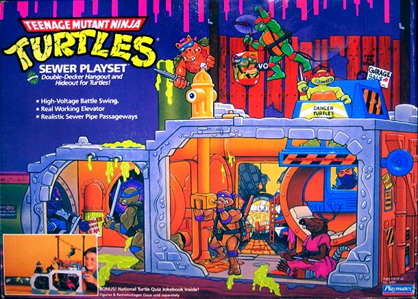 _JB88_'s tweet image. I had the TMNT sewer playset as a kid. After watching #MutantMayhem I'm seriously considering getting the new one 🐢