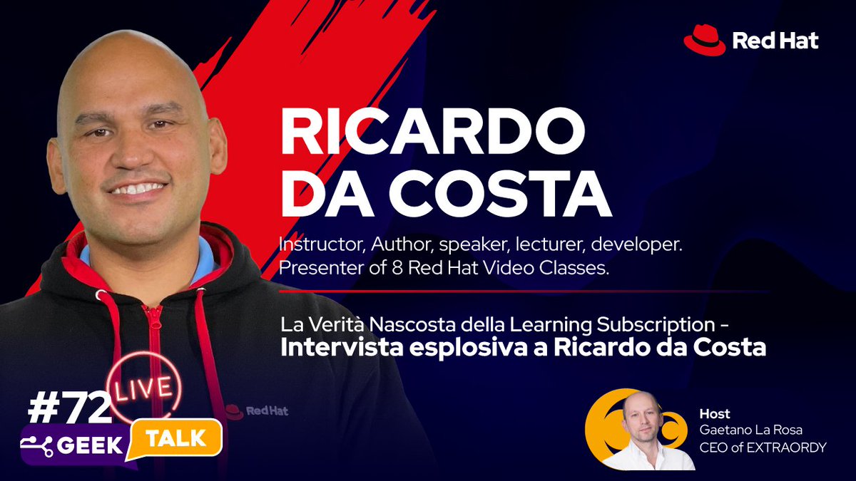 EXTRAORDY - La formazione ufficiale Red Hat tweet media