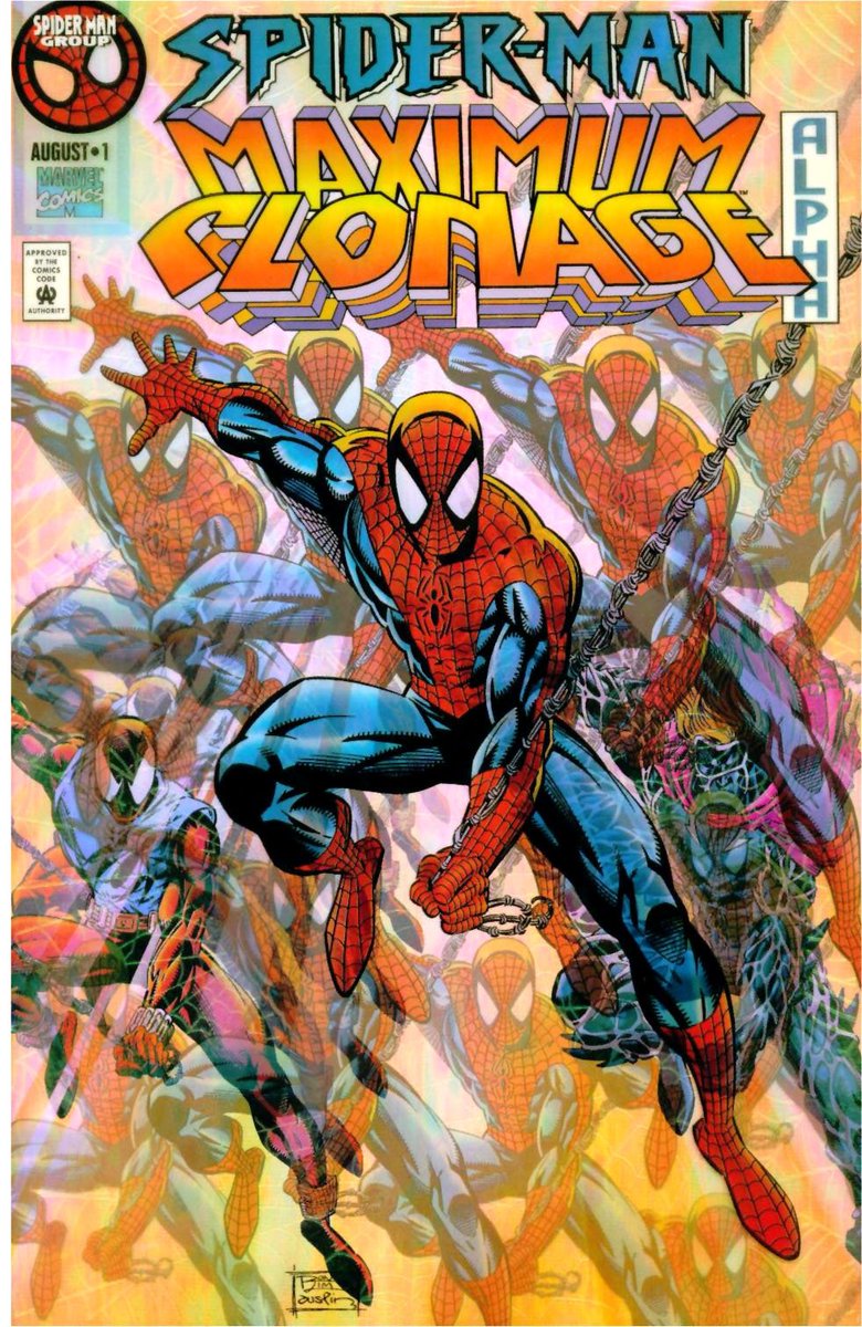 theronscomics's tweet photo. #ThisWeekInComics

July 31, 1995 - The town of Springville, Pennsylvania is wiped out by the Carion virus unleashed by the Jackal. Spider-Man will exhibit a lot of strange behavior in the wake of the attack and eventually seem to be briefly replaced by the Scarlet Spider. https://t.co/IwfxPhkSRe