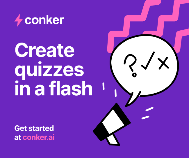 HeyMsMcCloud's tweet photo. @conkerHQ Is offering a limited opportunity to pilot our Schools subscription. It includes unlimited quizzes, sharing features, and Canvas integration. Reach out to me if you'd like to learn more! 🚀 https://t.co/QKckS1GW96