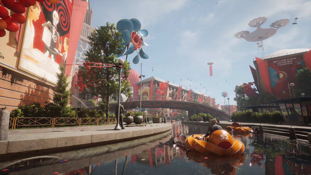 sc0nesandc0ffee's tweet photo. Scooped #atomichearts on Steam sale. This game is breathtaking.

What’s weird is it only supports Xbox controllers on PC BUT it will show me prompts using PlayStation controls. Just glad I have all consoles so it isn’t an issue. https://t.co/dhwd1DAGeo