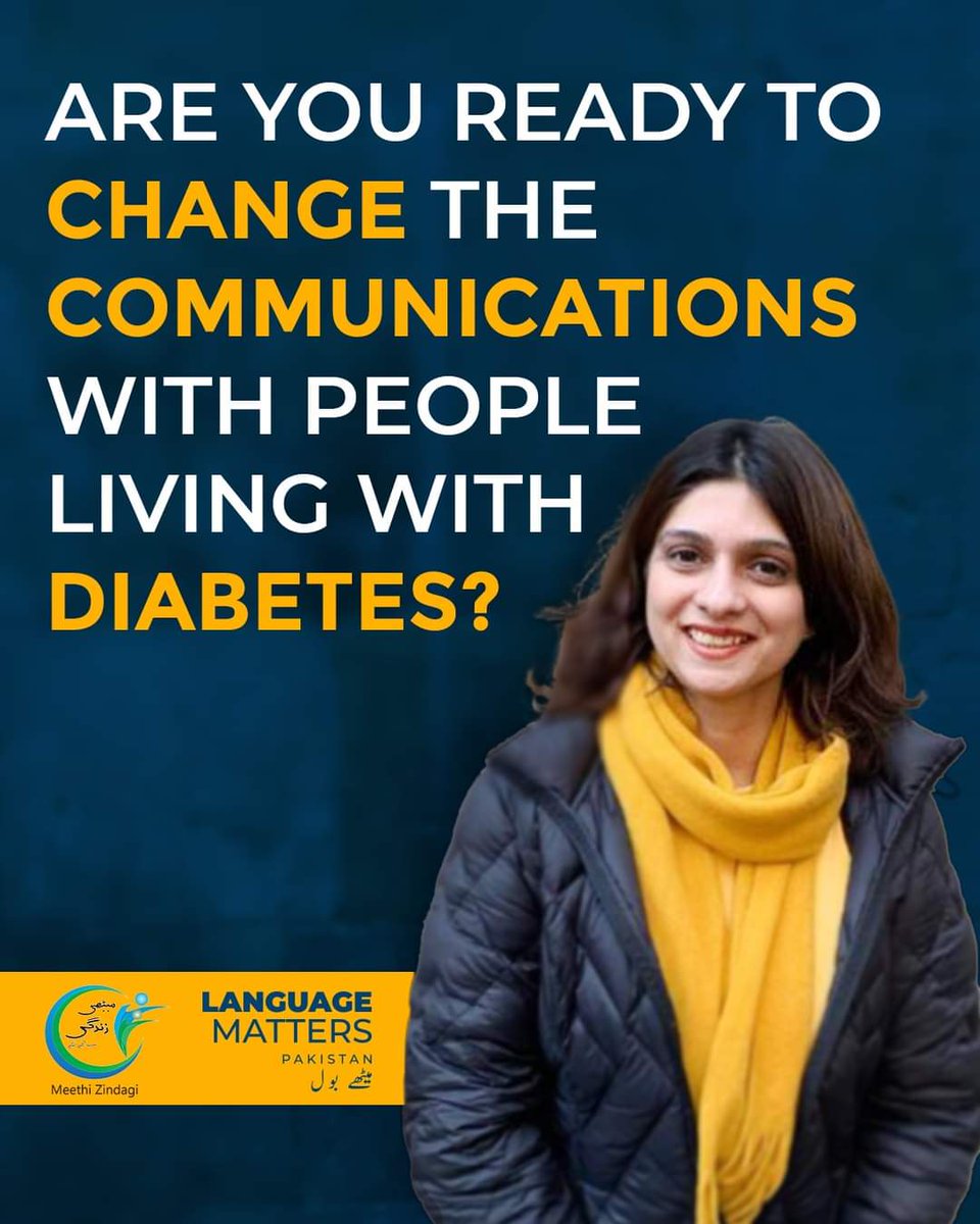 MeethiZindagi's tweet photo. #MeethayBol #LanguageMatters
#MeethiZindagi #Pakistan #Diabetes https://t.co/8Dijy8fqMV