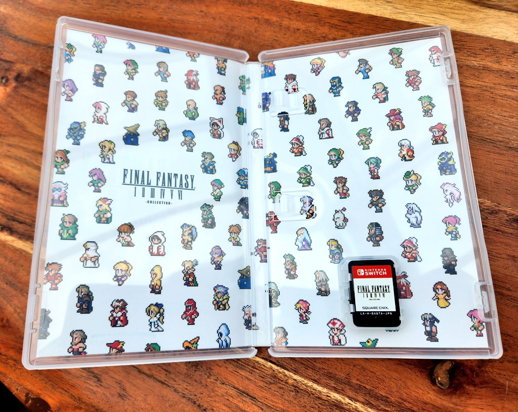 _JB88_'s tweet image. Imported these remastered compilations. Happy they're finally here. Love the sprite box art on the inside of Final Fantasy Pixel Remaster. I've never played a Grandia game before. Looking forward to checking it out.