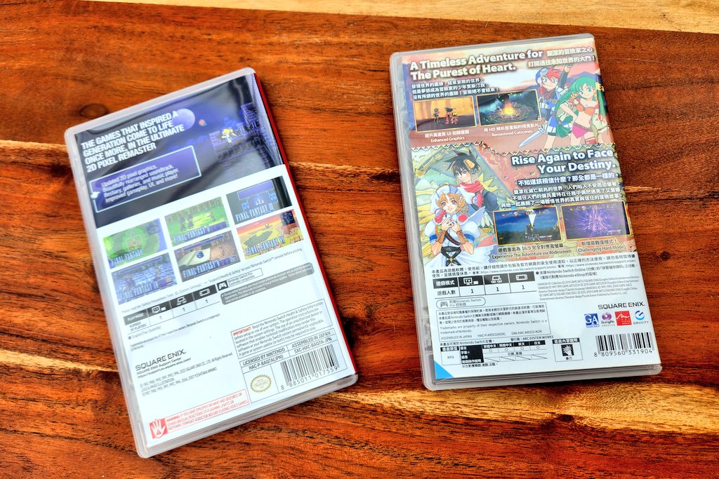 _JB88_'s tweet image. Imported these remastered compilations. Happy they're finally here. Love the sprite box art on the inside of Final Fantasy Pixel Remaster. I've never played a Grandia game before. Looking forward to checking it out.