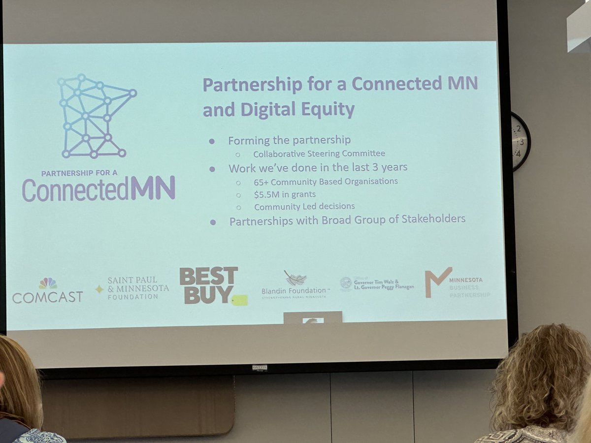 000Dave's tweet photo. Amazing learning around how MN is approaching digital inclusion and the broadband gap at the #MnLC Summit of Learning and Technology! https://t.co/asbTJkniKW