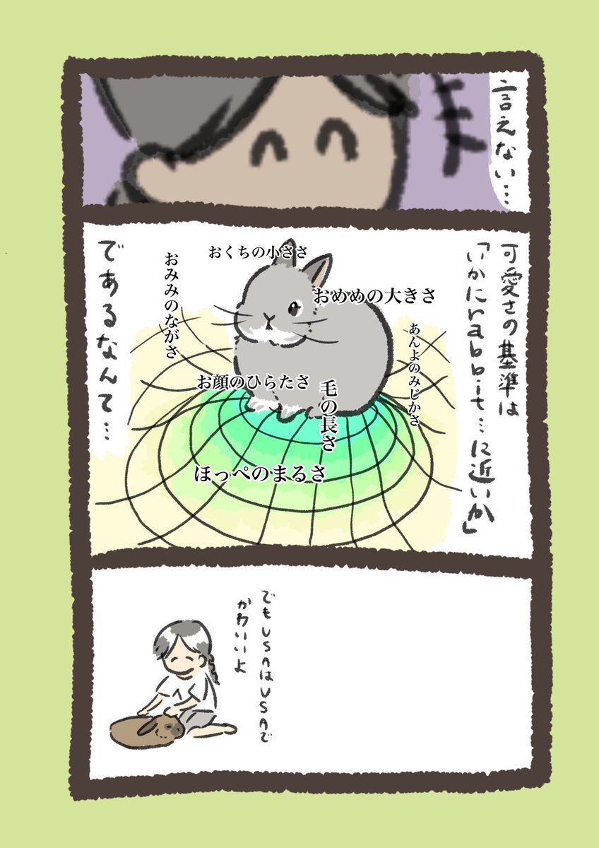 うさぎのかわいさは耳?目?それとも…

#うさぎのいる生活 