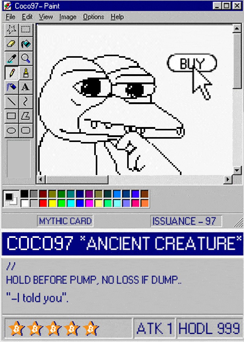 motionmort's tweet photo. GM fam!✨
COCOPAINT has been drop at https://t.co/4NLV0qkJTe Supply 97 Available 33
$22ish (1st disp.)
Ty @KeroNFTs for this opportunity!
LFG fam! #COCO @COCOMEMECOIN
#BTC #bitcoinArt #XCP #windows97 https://t.co/xAx5TZdn4F