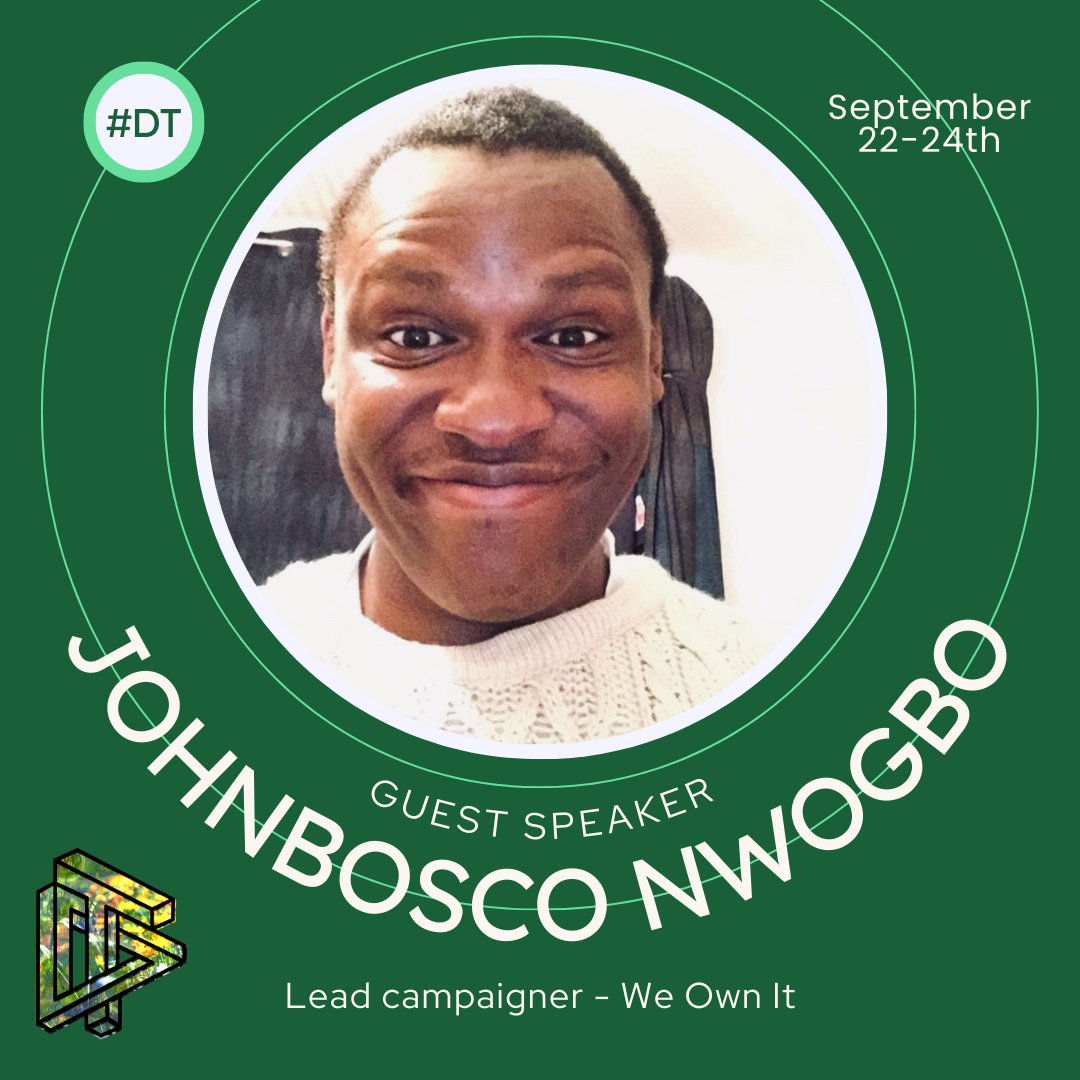 Announcing that Johnbosco Nwogbo is going to be speaking at Devon Transformed Festival! Sharing the knowledge behind his anti-privatisation victories.

Tickets available NOW!

#devonfestivals #devontransformed #devontransformed23 #johnbosco #weownit #nhs #privatisation