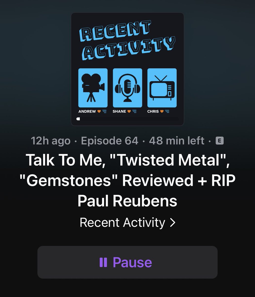 NEW EPISODE!
#TalkToMe, #LokiSeason2, #TwistedMetal, &amp; More in this overpacked episode!
🎧 recent-activity.captivate.fm/listen