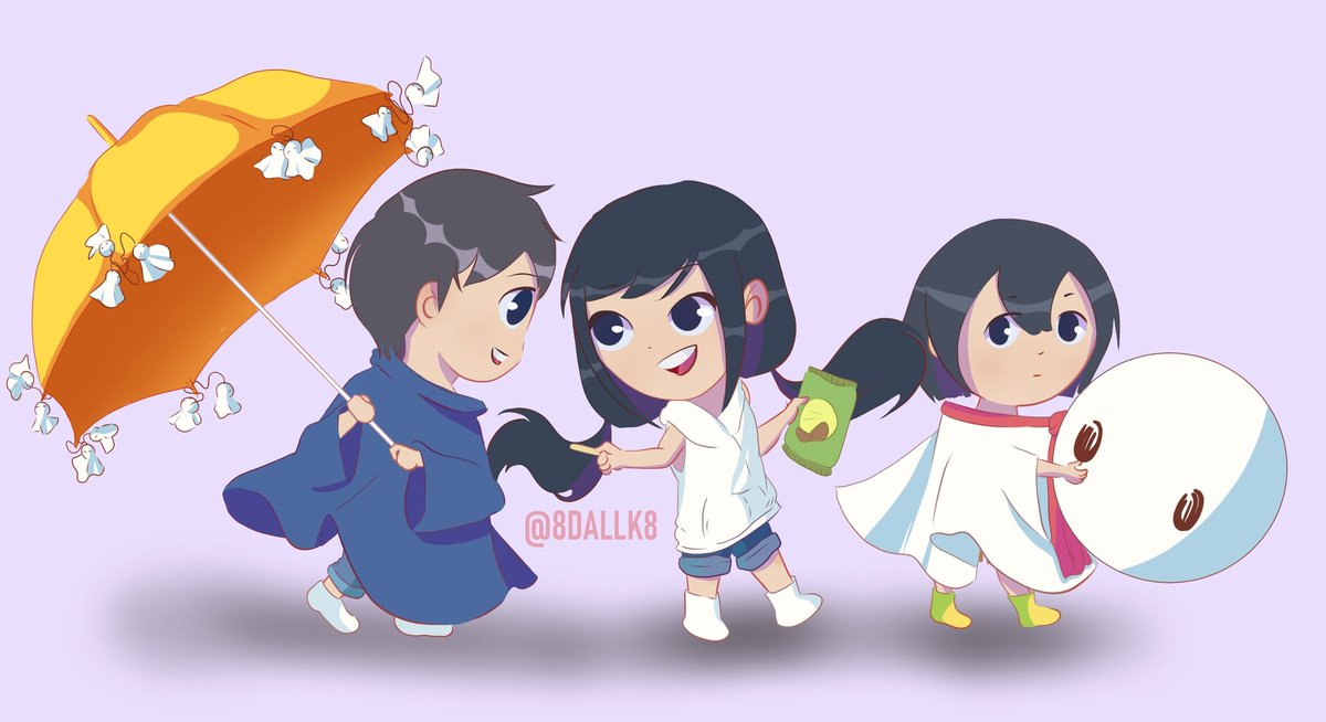 8DALLK8's tweet photo. Dejo mi versión chibi de  la hermosa pelicula "Tenki no Ko"✨❤️

[#TenkiNoKo #Chibi #movie #AnimeArt #Anime #animefanart #Fanarts] https://t.co/cjfuIObGQe