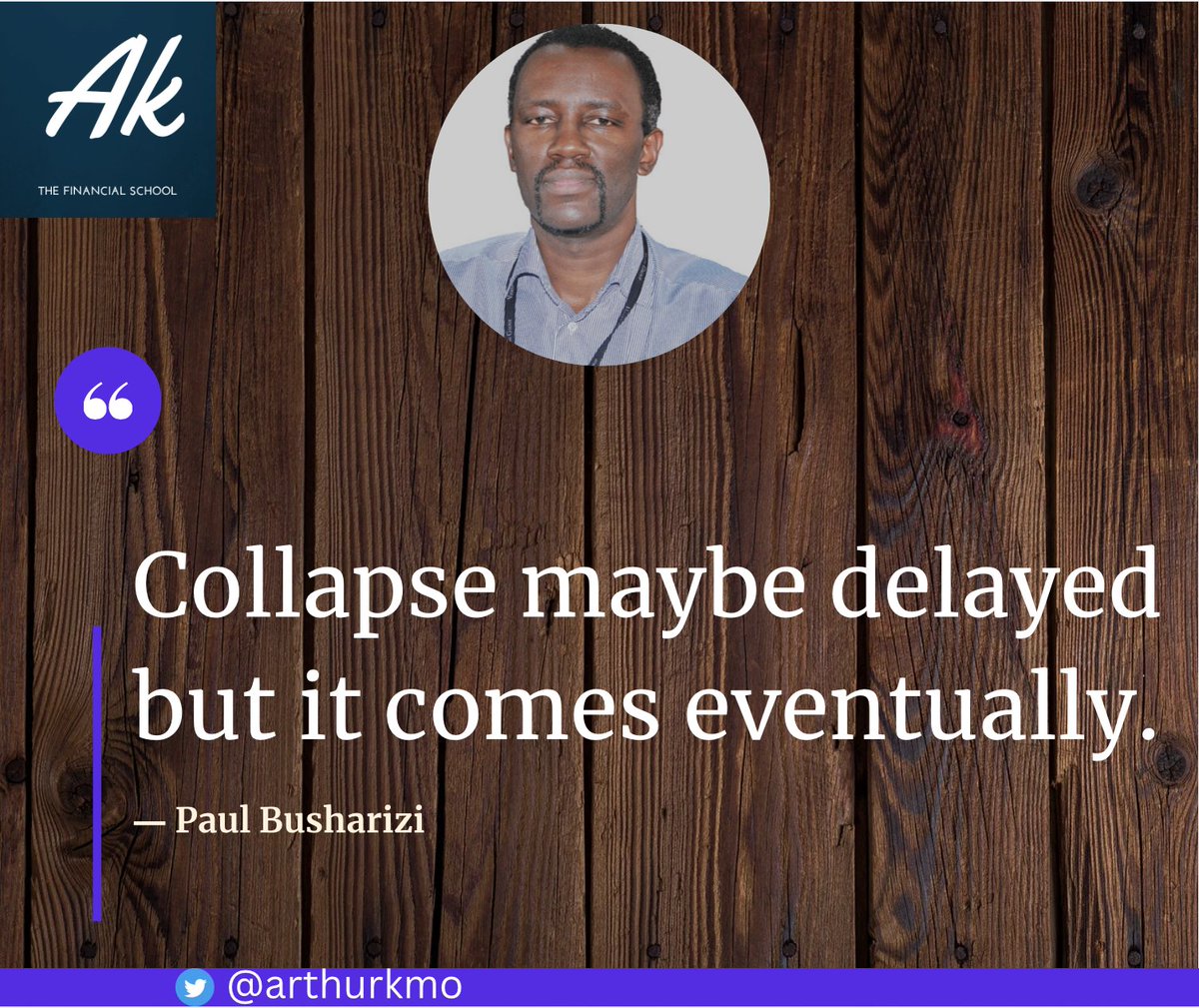 ArthurKmo's tweet photo. #FinancialFriday
Welcome to Financial Friday,
Today we share insights on scams.
Excerpts are from @pbusharizi blog and @XenoUganda
THE FALSE ALLURE OF THE QUICK BUCK
Read more https://t.co/Xr6YGGb95T
Paul says, "Collapse maybe delayed but it comes eventually."
#QuickBuck https://t.co/SjzPTH5Thk