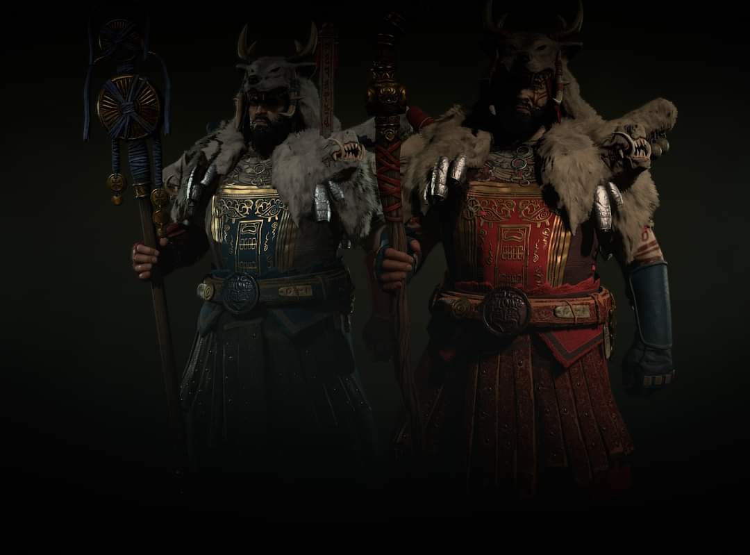 Tahimek's tweet photo. Matt and I were playing #DiabloIV as druids and he mentioned this resemblance.
#Gaming #gayming #gamingcouple #gaymingcouple #Azaka #Kamidake #Tenchi https://t.co/wXyUpx38hN