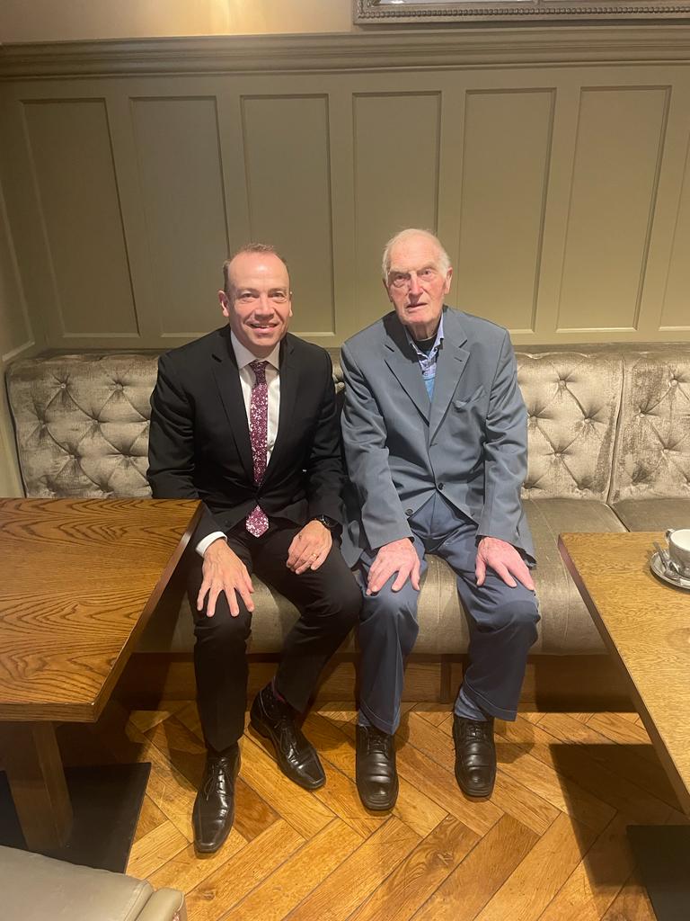 🗳️ Today I was honoured to meet with Pat Bradley, who played a crucial role as Chief Electoral Officer in the running of the 1998 referendum on the Belfast (Good Friday) Agreement. #BGFA25
