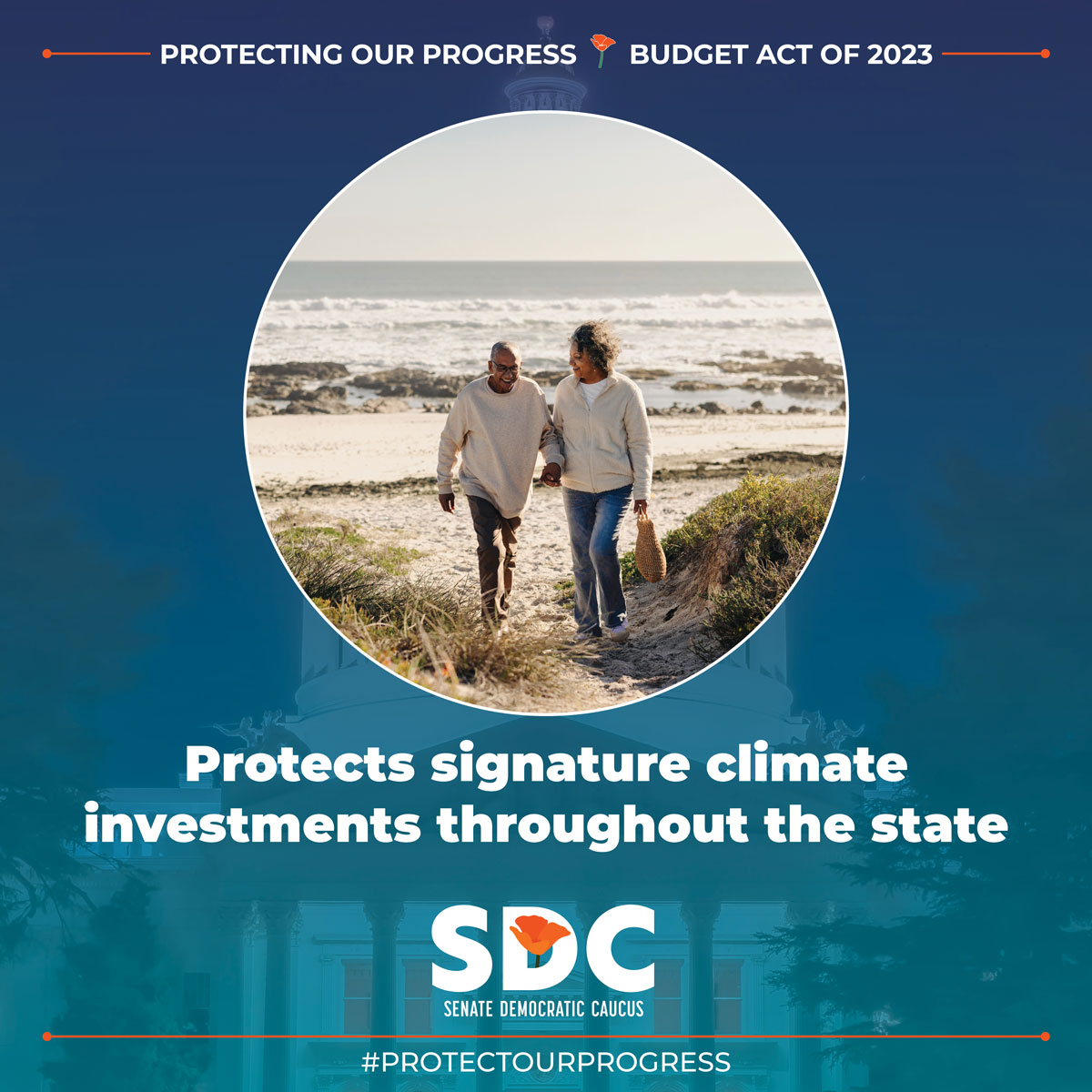 California’s commitment to climate resilience is unwavering. Our #CABudget invests in #CleanEnergy and key programs that protect our state’s diverse environments. We will continue to lead the nation on #ClimatePolicy! #ProtectOurProgress