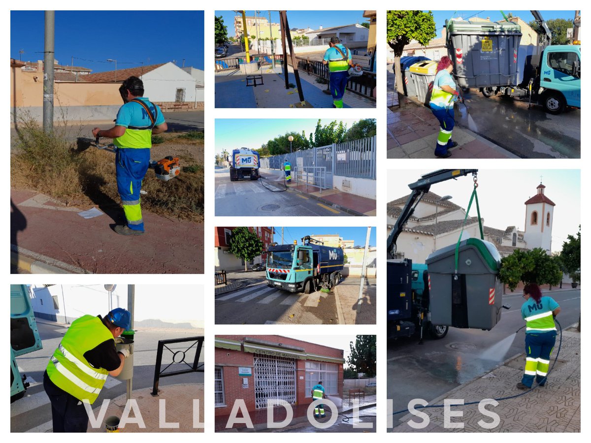mucsostenible's tweet photo. El #PlanRecupera avanza día a día, hoy limpiezas de choque en #Valladolises
Recuperando espacios más cuidados y amables.
#MurciaRecupera #murcialimpiaysostenible https://t.co/zi8JtzrPJW