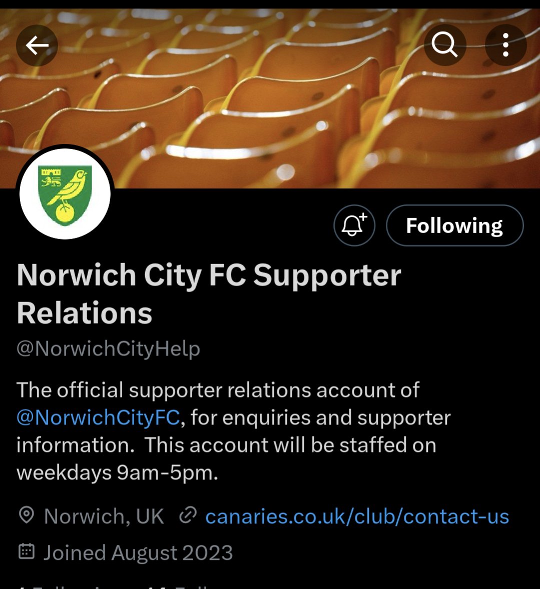 CanariesATP's tweet photo. The club now has a supporter relations help desk here - @NorwichCityHelp

#NCFC #OTBC https://t.co/vaZwSLK52O
