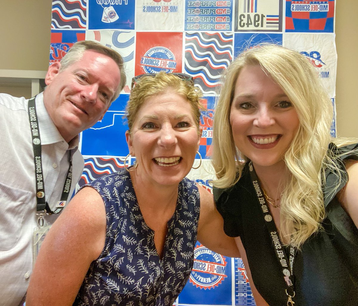 Great visit with Dr. Rick Cobb and Stacey Boyer at Mid-Del Public Schools this morning! Wishing them a great start to the school year as they celebrate the 80th anniversary of the district! They are doing big things at Mid-Del!  <a href="/Apptegy/">Apptegy</a>