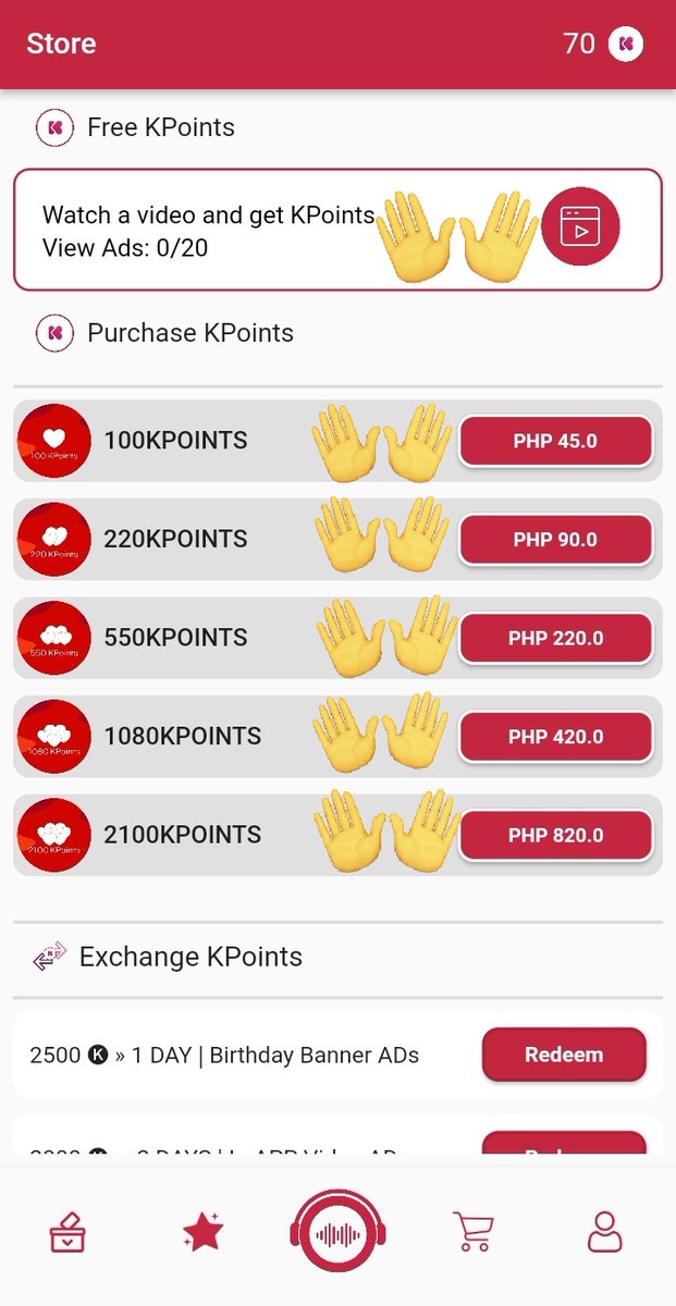 LE_VotingGlobal's tweet photo. 🗳 #TUTORIAL for kBOPS

HOW TO GET kPOINTS

Obtain kPoints from:
👉🏻Daily Rewards
👉🏻Using/sharing referral codes
👉🏻Video ADs (up to 20 ADS)
👉🏻Store purchase

LE'V GVT Ref. Code:
kBOPS-361000000

#A_I_BAE #레비 #LEV #レビ @LEV_Official_ @LEV_OFFICIAL_JP https://t.co/ShubNB5QmV