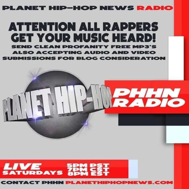 Get Your Music Heard!

Send Clean Profanity Free MP3's

Contact: planethiphopnews.com

#independentmusic #radioplay #airplay #hiphopartists #hiphopmusic #rapartists #rapmusic #undergroundhiphop #independenthiphop #phhnradio #planethiphopnews