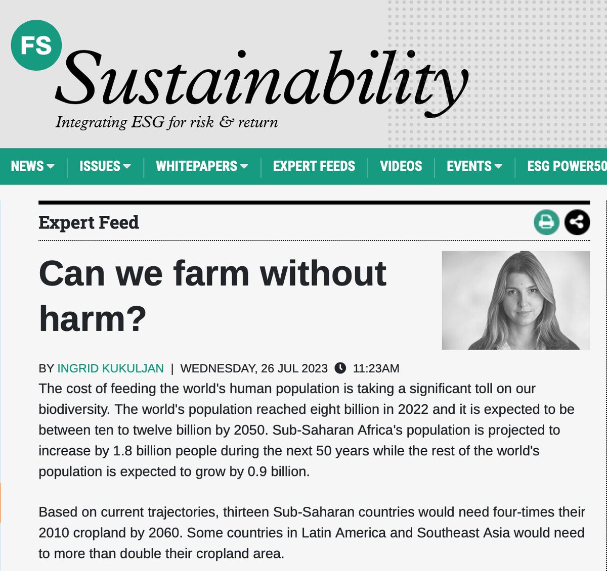 Good Food Finance Network (@goodfoodfinance) on Twitter photo Can we #farm without harm? <a href="/theGIIN/">GIIN</a> estimates the size of the worldwide #impactinvesting market to be more than $1 trillion USD, writes Ingrid Kukuljan, Head of Impact & Sustainable Investing <a href="/FederatedHermes/">Federated Hermes, Inc.</a>.
Read the full article from <a href="/FSsustain/">FS Sustainability</a>: tinyurl.com/8a27nc3f Can we #farm without harm? <a href="/theGIIN/">GIIN</a> estimates the size of the worldwide #impactinvesting market to be more than $1 trillion USD, writes Ingrid Kukuljan, Head of Impact & Sustainable Investing <a href="/FederatedHermes/">Federated Hermes, Inc.</a>.
Read the full article from <a href="/FSsustain/">FS Sustainability</a>: tinyurl.com/8a27nc3f