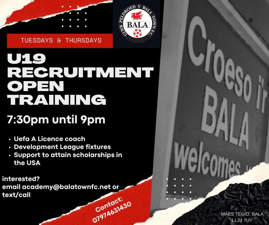 BalaTownFC's tweet photo. ⚽️| Interested in joining our Academy setup with UEFA A License Coaches, Development League Fixtures and Support to attain Scholarships in the USA? 

Contact academy@balatownfc.net or text/call 07974631430 for more information https://t.co/HwMhGZOIX1