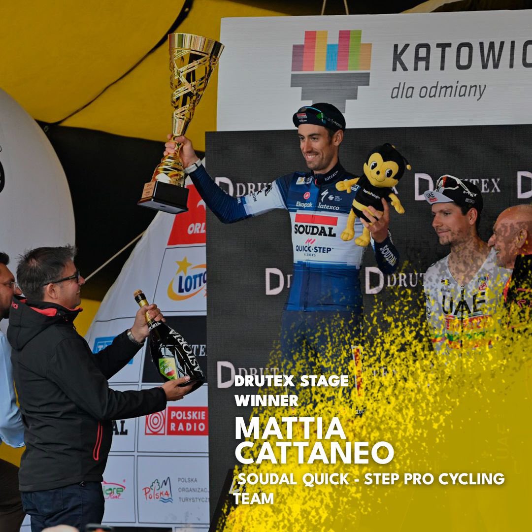 Tour_de_Pologne's tweet photo. STAGE WINNER
🥇 MATTIA CATTANEO
#DRUTEX
📸 @gruchaseven https://t.co/HNruAxkEpS
