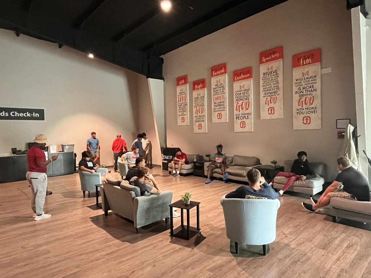 Thank you to our host group Journey Church and Pastor Randy Kelly here in Asheboro for providing lunch and entertainment for our guys today.  Good to get out of the hotel for a bit.