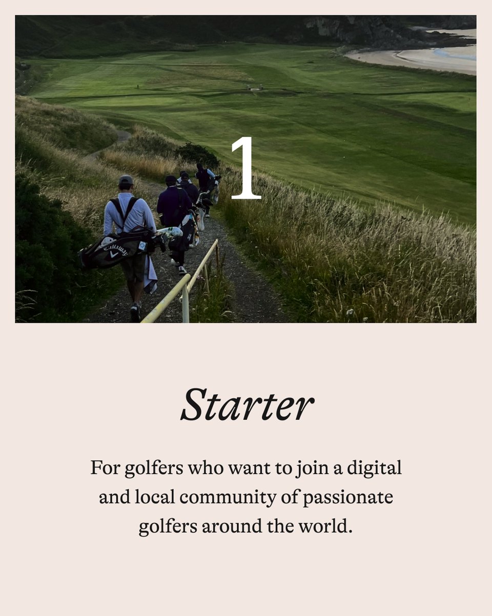 LinksDAO's tweet photo. Golf, unlocked🔓

Introducing three new membership packages: Starter, Player, and Pro.

Three new ways to find your place in the game.

Get the best gear, access incredible courses, join a vibrant golfing community, and much more.⛳️

Live now! Link in bio. https://t.co/GqiwHsYMfG