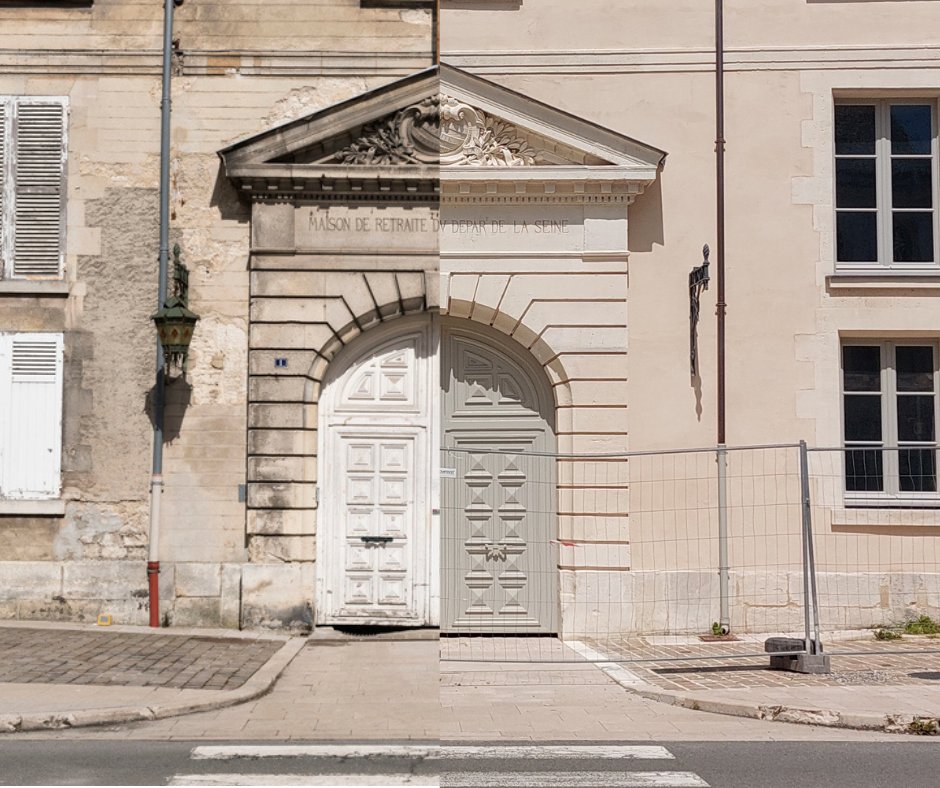 #jeudiphoto
🏰 La porte d’entrée de la future Cité internationale de la langue française a retrouvé son lustre d’antan ! L'inscription située juste au-dessus témoigne d'un épisode de l'histoire du château de #VillersCotterêts... Explications 👉 cite-langue-francaise.fr/decouvrir/hist…
<a href="/leCMN/">le CMN</a>