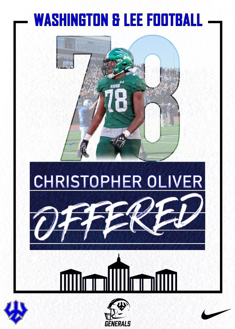 Christopher Oliver (@ceoliver78) on Twitter photo After a great conversation with <a href="/CoachMGibson/">Malcolm J. Gibson</a> I’m proud to announce that I have received an offer from <a href="/Generals_Fball/">GeneralsFootball</a> After a great conversation with <a href="/CoachMGibson/">Malcolm J. Gibson</a> I’m proud to announce that I have received an offer from <a href="/Generals_Fball/">GeneralsFootball</a>