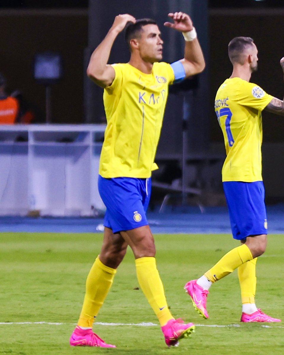 Al-Nassr were minutes away from going out of the Arab Club Champions Cup. 

Then this guy struck in the 87th minute to equalize and send them into the knockout stages 🎟️
